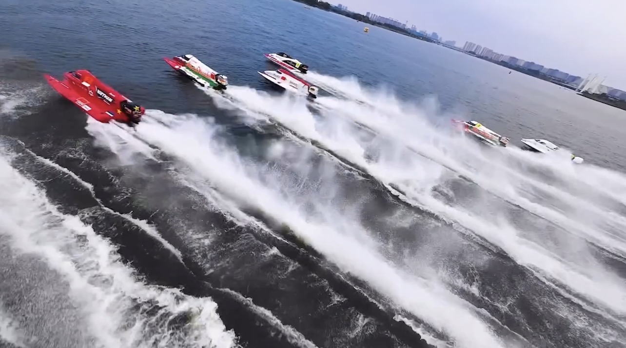 Visuel d’un résumé de championnat F1 motonautique