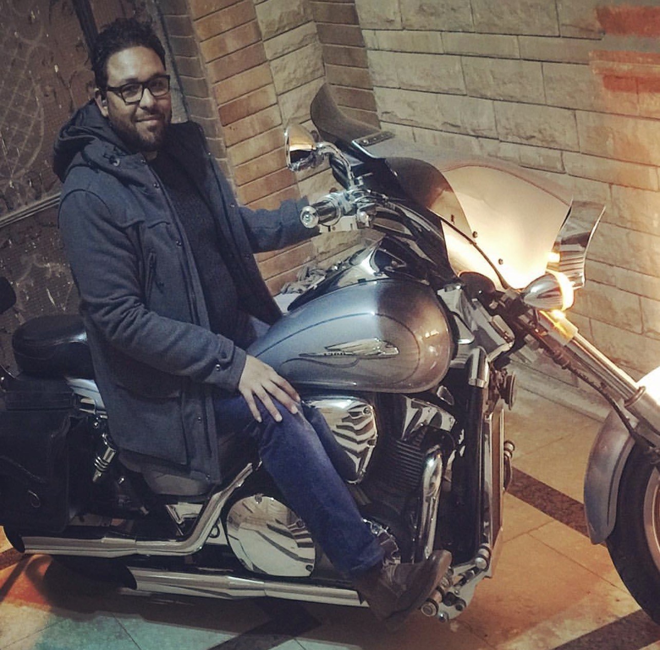 Hossam Nageeb — motorcycle moment